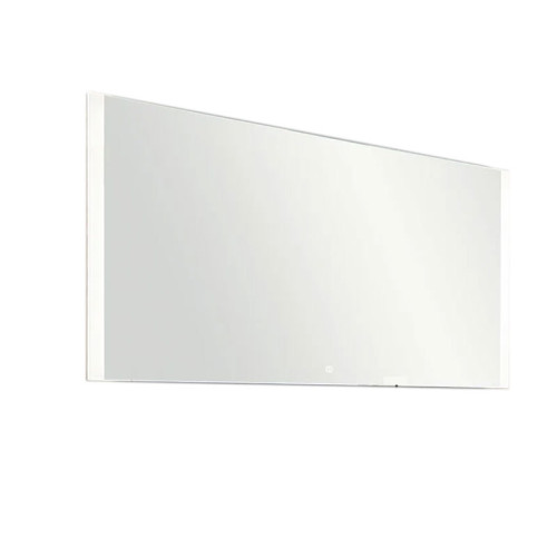Puris Xpression Flächenspiegel - 120 cm, LED-Acrylstreifen links und rechts