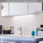 Marlin Christall Spiegelschrank LED Waschplatzbeleuchtung