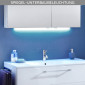 Marlin Bad 3130 - Azure Spiegelschrank Unterbaubeleuchtung
