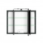 Held Möbel Lucca Spiegelschrank 3D - 80 cm offen