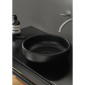 Burgbad Mya Keramik-Aufsatzwaschtisch schwarz