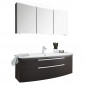 Puris Speed Badmöbel Set 19 120 cm mit Spiegelschrank mit LED Flächenleuchte